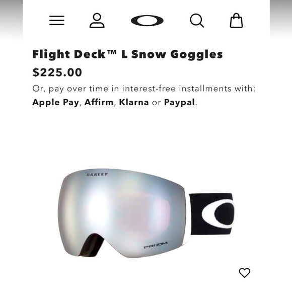 OAKLEY Flight Deck™ L Snow Goggles - Picture 1 of 13